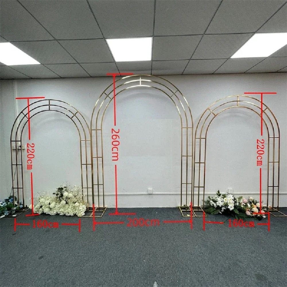 Metallic Gold Wedding Arch Sta - The Wedding Supply Store 评论和价格