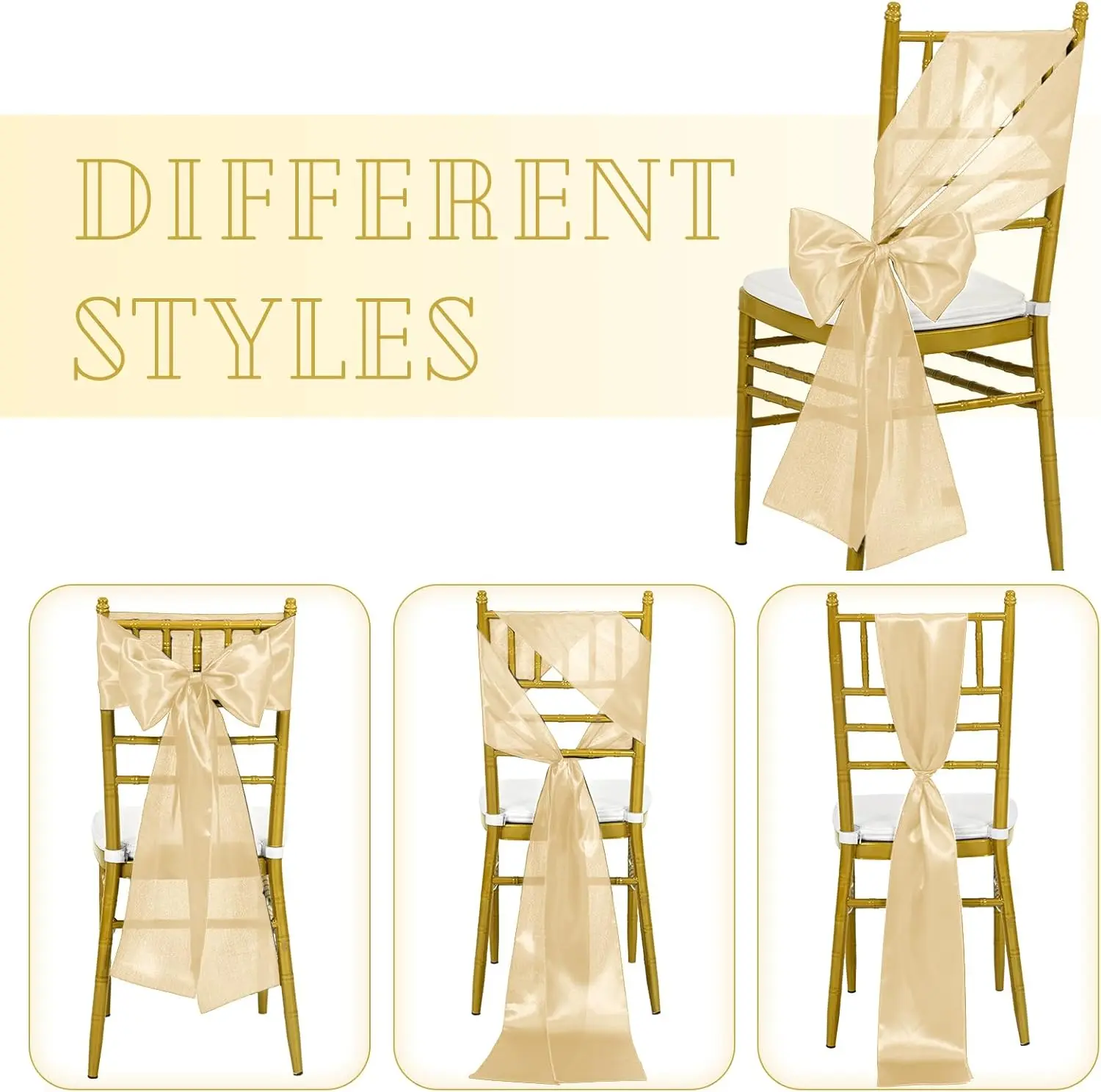Wholesale 10/50pcs Satin Chair - Wedding Supply Wholesale 评论和价格