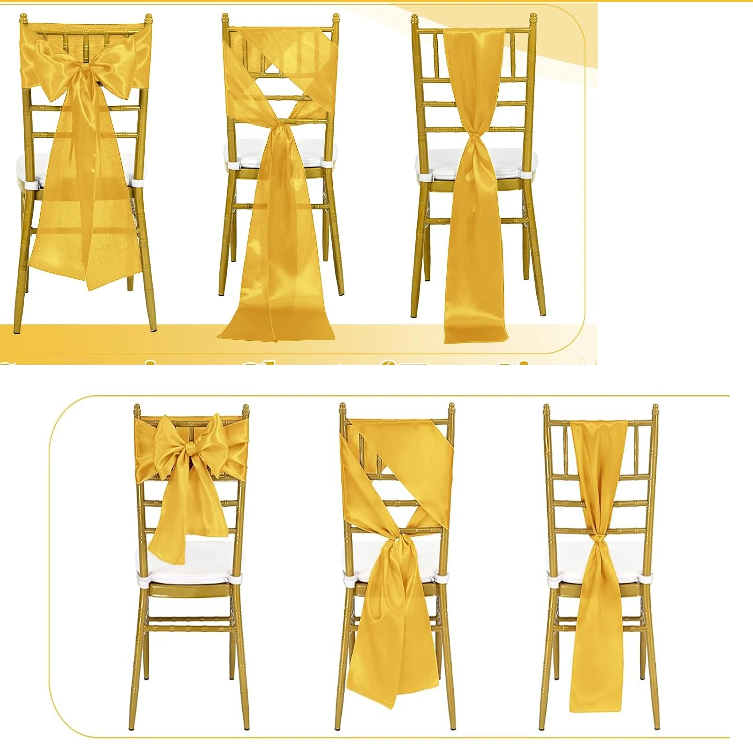 Wholesale 10/50pcs Satin Chair - Wedding Supply Wholesale 评论和价格